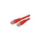 StarTech C6PATCH10RD 10' Cat 6 Molded Patch Cable, Red-Features RJ-45 Male connector on both sides to facilitate easy connectivity