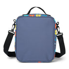Bondstreet Insulated Kids Lunch Box - Grey Monsters Print-Insulated liner to keep food cold/warm
