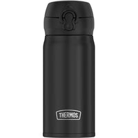 Thermos Stainless Steel Direct Drink Bottle, 12 oz., Matte Black/Gold (JMY3507BK4)-Thermos™ vacuum insulation technology for max temperature retention