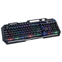 Dart Frog - Clavier de jeu RVB filaire - Noir-Des rétroéclairages multicolores illuminent le centre de commande