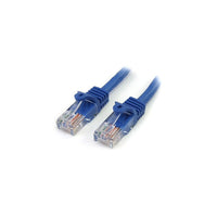 StarTech RJ45PATCH35 35' Cat 5e Snagless Patch Cable, Blue-Dual RJ-45 Male connectors ensure seamless connectivity