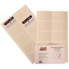 JAM Paper Self Adhesive Business Card Holder Pocket, Clear, 6 packs of 10 (6187815065g)-Material: Polypropylene