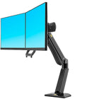 North Bayou 24"-32" Gas-Strut Desktop Dual Monitor Arm - Black (F32-B)-Weight Capacity: 4.4 to 33 lbs