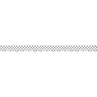 Teacher Created Resources Black Polka Dots Scalloped Border Trim, 72 Pack-Theme: Black Polka Dots on White
