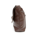 Ashlin® Sac de messager Rikar, brun foncé-Longue bandoulière réglable