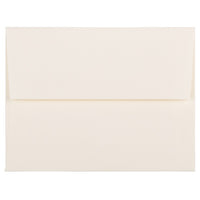 JAM Paper A2 Invitation Envelopes, 4.38 x 5.75, Strathmore Natural White Laid, 100 Pack (26094g)-Natural white