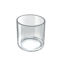 Azar Displays Deluxe Cylinder for Countertop, 5", 4 Pack (556335)-Counter top displays