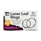 Charles Leonard Loose Leaf Book Rings, 200 Pack (CHLR29)-Material: Steel