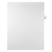 Mark Maker Legal Tabs - Letter Size - White - 1/25th cut - 25 tabs per package - 5 packages Pack - Number 133-White Single Tabs