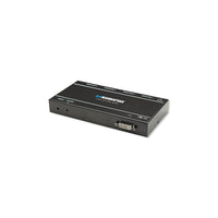Manhattan 4 Port DVI Video Splitter (176507)-DVI-I female connections fit analog or digital monitors
Computer-to-splitter range: 1.8 m (6 ft.)