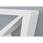 Monarch Specialties 2429 48"L Accent Table - White Hall Console-Assembly required: Illustrated instructions and all hardware are provided for convenience (additional tools may be needed); anti-tip hardware to secure the table to a wall is also included