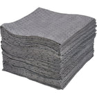Zenith Safety Laminated (SMS) Sorbent Pads, Universal, Heavy, 15" L x 17" W, 100 Pack-Three layer spun bonded/melt blown/spun bonded finish (SMS)
