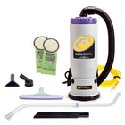 Super QuarterVac 6 qt. Backpack Vacuum with Xover Multi-Surface Telescoping Wand Tool Kit-Performance - A high-powered motor combines with Four Level Filtration trap more dust with less downtime.
