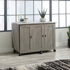 Sauder Select Craft Cart - Mystic Oak (426136)-Easy-roll casters