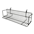 Can-Bramar Universal Wire Shelf, 48" x 6.5" x 4-3/4", Black, 2 Pack-48"x6.5"x43/4cm basket shelf