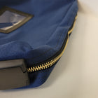 A. Rifkin Keyless Security Expandable Mail/Courier Bag - 4"W x 18"L x 14"H-Navy Blue