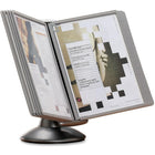 Durable Sherpa Motion Desk Reference System, 10 Panels-This desk reference system is ideal for public information areas, shared workstations and high-profile settings