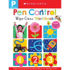 Scholastic Early Learners Pen Control Wipe-Clean Workbook-Aimed at children ages 3-5