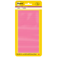 Post-it Super Sticky Lined List Notes - Energy Boost Collection - 3" x 8" - 45 Sheets/Pad - 2 Pack-Post-it Super Sticky Notes have 2X the sticking power