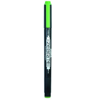 Zebra Zebrite Double-Ended Pen-Style Highlighter - Green-Double ended, Bullet & Chisel