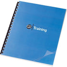 GBC Clear View Standard Presentation Covers, 11" x 8-1/2", Square Corners, 100/Pack-Use with 8-1/2" x 11" sheets to get a polished finish every time