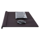 Allsop ErgoEdge Deskpad with Wrist Rest - Black-Accurate fabric tracking surface for mousing precision