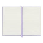 Gry Mattr - Journal à couverture rigide en lin de - Lilas-Reliure avec couverture