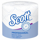 Scott Professional Standard Roll Toilet Paper - with Elevated Design - 2-Ply - Individually wrapped rolls - White - 40 Pack-550 Sheets/Roll, 40 Scott Professional Standard Roll Toilet Paper Rolls/Case, 22,000 Sheets/Case
