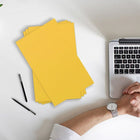 JAM Paper Vellum Bristol Tabloid Cardstock, 11 x 17, 67 lb. Goldenrod, 50 Pack (16932834)-Quantity: 50 Sheets per Pack