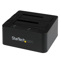 StarTech USB 3.0/Esata Dual Hard Drive Docking Station with Uasp For 2.5/3.5In SATASsd/Hdd, SATA6 Gbps-Versatile connectivity options, through either USB or eSATA
