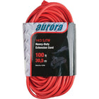 Aurora Tools Outdoor Vinyl Triple Tap Extension Cords, Heavy-Duty, 100'-Designed for industrial and contractor use