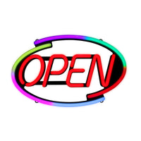 Pro-Lite "Open" Bold Led Sign - Assorted Colours-Open Led Lighted Sign
