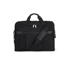 Bugatti 17" Oxford Laptop Case, Black-Features a padded section that securely holds a laptop up to 17" wide