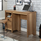 Sauder 43"W La Collection Dover Edge Bureau - Finition Timber Oak-Rangement caché derrière la porte pour des classeurs, des bacs et plus encore