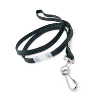 GBC - Porte-badge Badgemates détachable à lanière en nylon avec clip pivotant - paquet de 12-Lanière épaisse en nylon durable