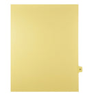 Markmaker - 25 tabs/PQT, 5 PQT/Boite, Intercalaires imprimes Legal, Chamois, 1/15th coupe| format lettre, sans trous, Numero 87-Intercalaires imprimes Legal