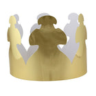 Hygloss Bright Gold Tag Crown, 48/Pack (HYG65244)-Bright gold