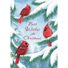 Christmas Wishes, Cardinals, 18 Pack-Printed on premium coated card stock
