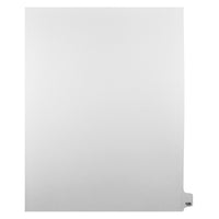 Mark Maker Legal Tabs - Letter Size - White - 1/25th cut - 25 tabs per package - 5 packages Pack - Number 125-White Single Tabs