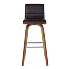 Armen Living Vienna 30" Bar-Height Bar Stool - Brown-Bar Stool for Kitchen