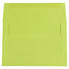 JAM Paper A8 Invitation Envelopes, 5.5 x 8.125, Brite Hue Ultra Lime Green, 100 Pack (15955g)-Size: A8 (5 1/2" x 8 1/8")
