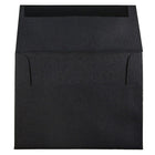 JAM Paper A6 Invitation Envelopes, 4.75 x 6.5, Black Linen Recycled, 100 Pack (68999g)-Size: A6 (4 3/4" x 6-1/2")