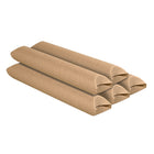 SPC Crimped Mailing Tubes - 0.060 Wall - 2" x 30" - Kraft - 25 Pack-Natural kraft