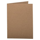 JAM Paper Blank Foldover Cards, A6 size, 4.63 x 6.25, Brown Kraft Paper Bag Recycled, 50 Pack (530910831g)-Size: 4 5/8" x 6 1/4"