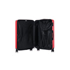 TOSCANO INTRECCIARE 30" Hardside Large Luggage - Vermred-Detachable Dual Glide Tech Wheel System