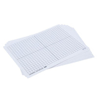 Learning Advantage XY Axis Dry Erase Boards, 10 Pack-High quality, double-sided dry erase board is printed on one side and blank on the reverse