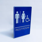 FUTECH SIGNE DE SALLE DE BAIN POUR HOMME / FEMME / HANDICAP-Matériel: plastique, Couleur: bleu marine