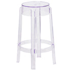 Flash Furniture 25.75" High Transparent Counter Height Stool-Contemporary Style Stool