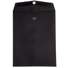 JAM Paper 10 x 13 Open End Catalog Envelopes with Clasp Closure, Black, 100 Pack (87501)-Black
