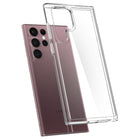 Spigen Crystal Flex Case for Samsung Galaxy S22 Ultra - Crystal Clear-5.93" x 0.40" x 2.93"